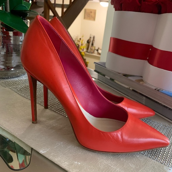 Gorgeous Orange NICHOLAS KIRKWOOD Pump SZ 10 👠👠🔥🔥🔥 - Picture 2 of 14